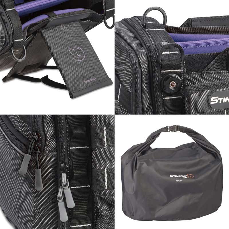 K-Tek Stingray Backpack XP with Integrated Harness (Purple, Black)